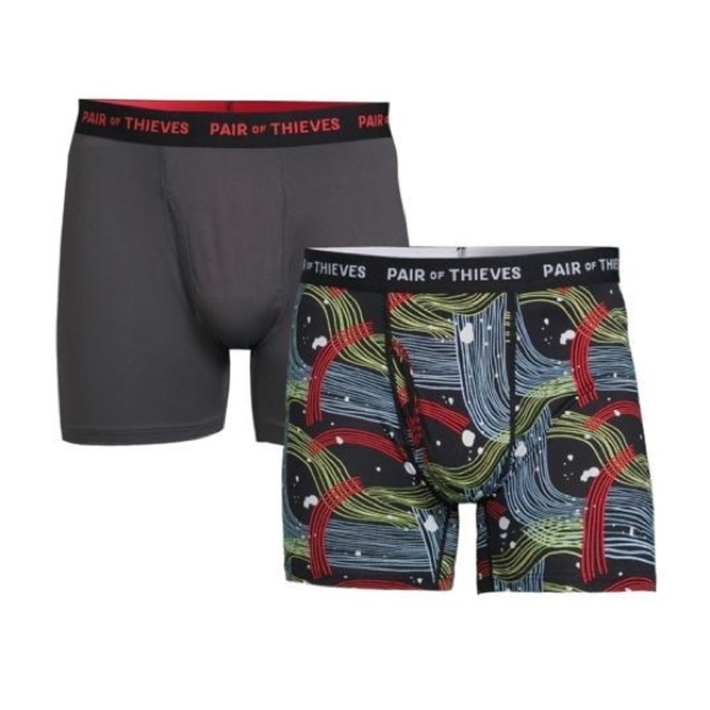 Pair Of Thieves Men’s SuperFit Angel Hair Boxer Briefs 2 Pack Size M